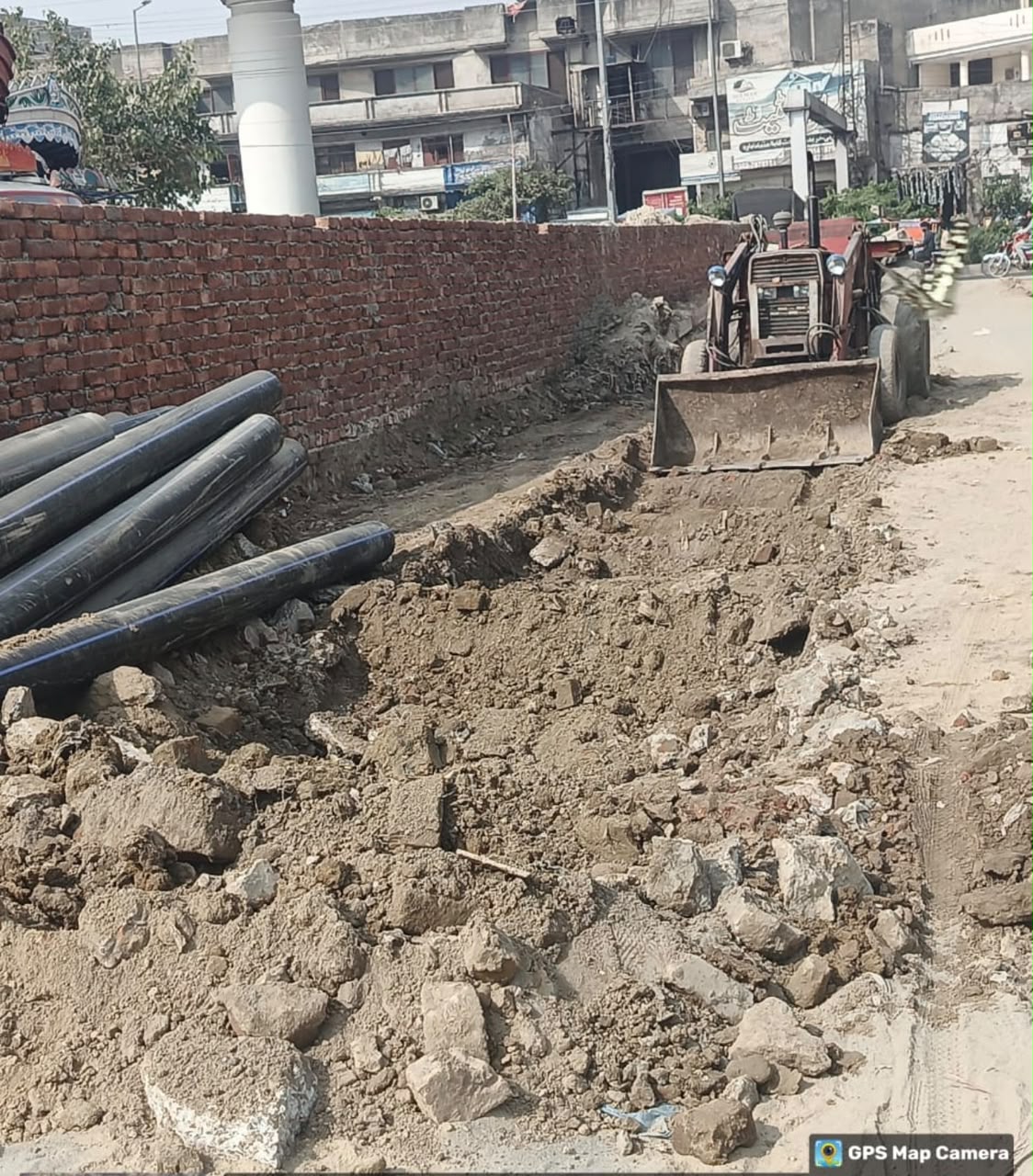 Loader excavation